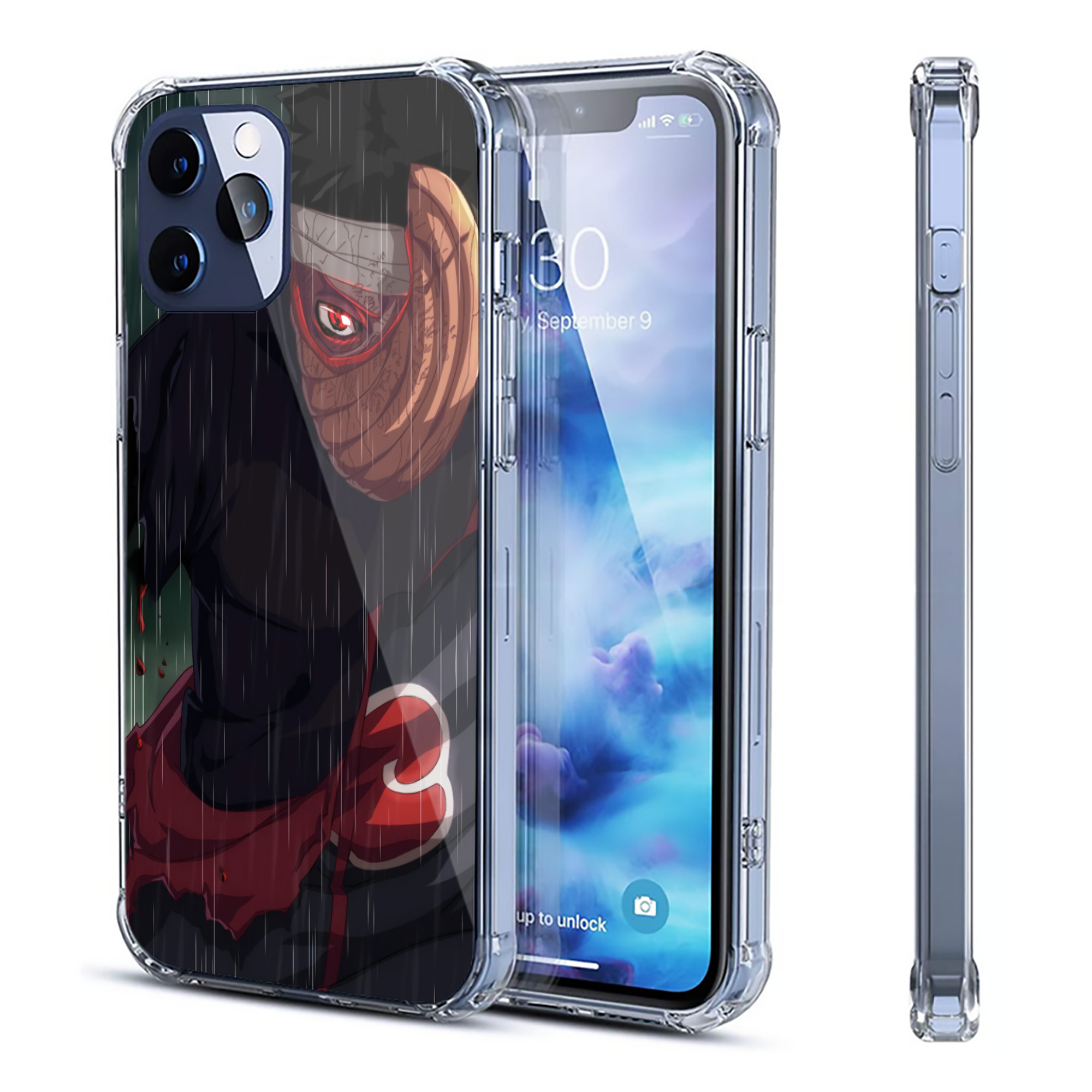 （画像用） NARUTO -ナルト- NARUTO -ナルト- 疾風伝 【iPhone 12シリーズ対応】透明スマホケース（クリアソフトケース）